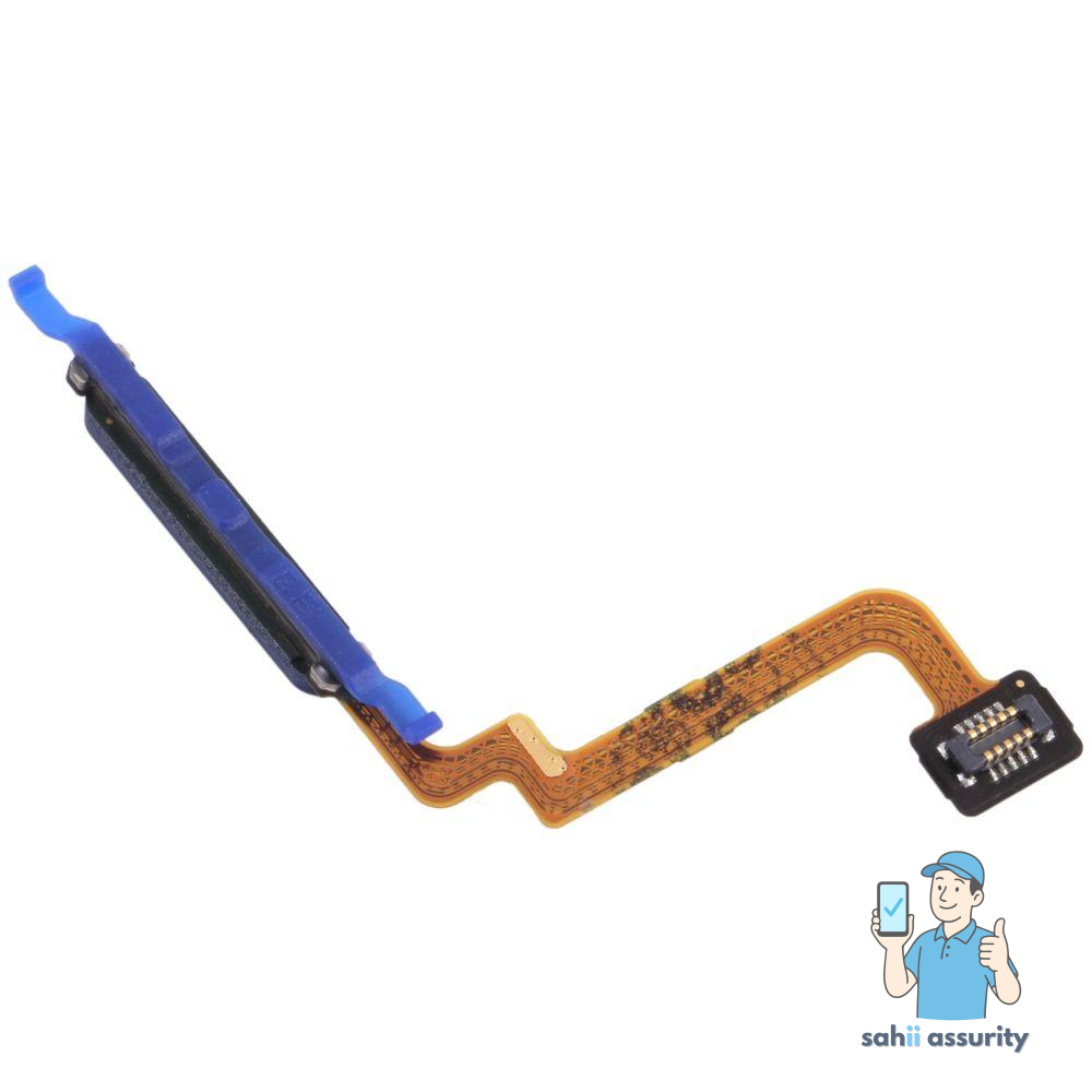 Fingerprint Sensor with Flex Cable for Xiaomi Redmi Note 10T 5G Blue thumbnail